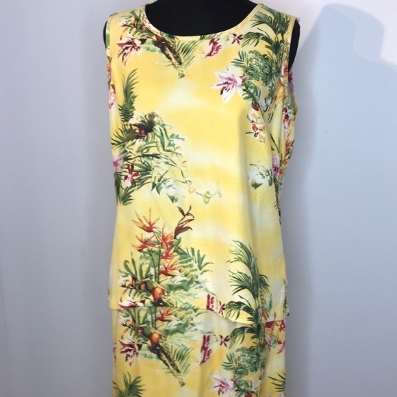 Vintage tropical vacation two pieces set - Picture 12 of 15